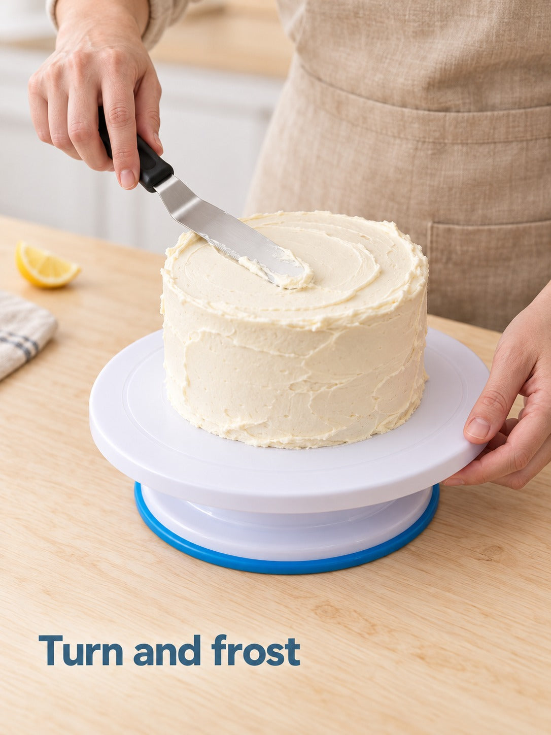 Cake Decorating Kit with Springform Pans and Turntable