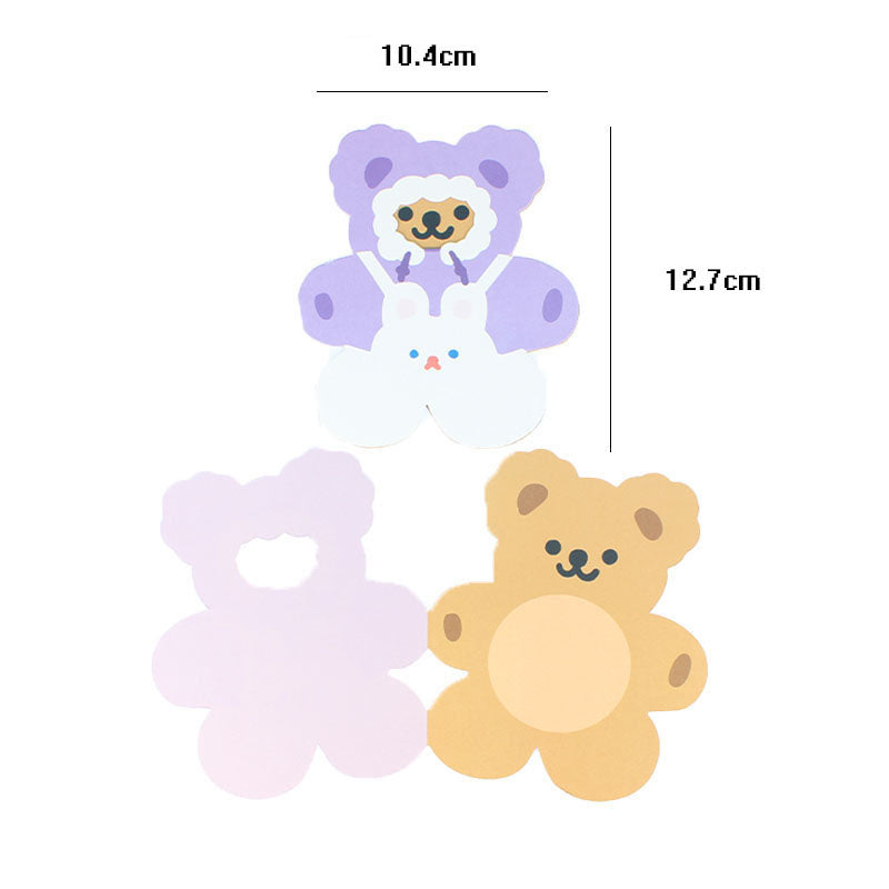 Bear Cake Toppers for Kids' Birthday Cupcake Party