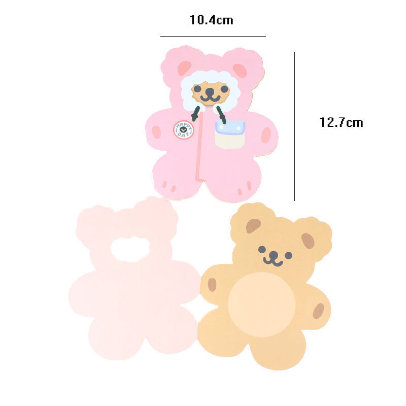 Bear Cake Toppers for Kids' Birthday Cupcake Party