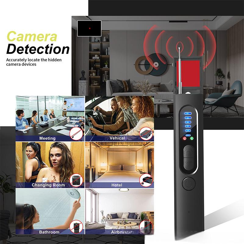 Hidden Camera Detector with RF and Infrared Scanner