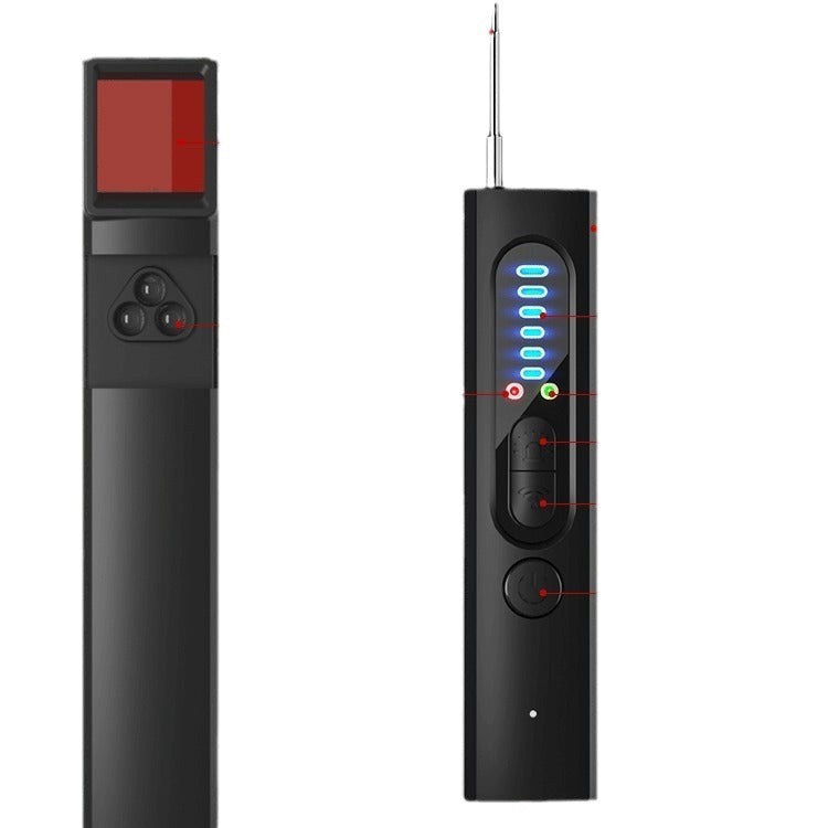 Hidden Camera Detector with RF and Infrared Scanner