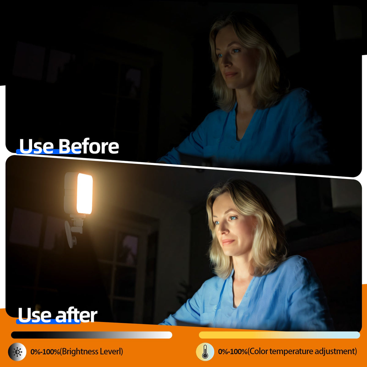 Mini RGB Pocket Fill Light for Video Calls & Vlogs