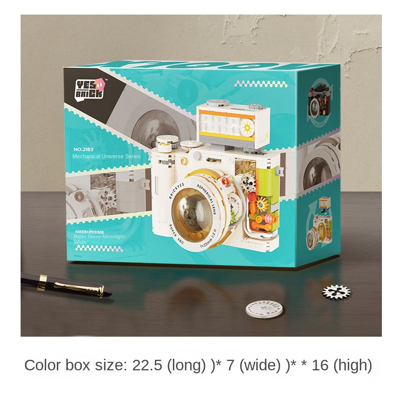 Camera Building Set: Detailed Mechanical Display Model