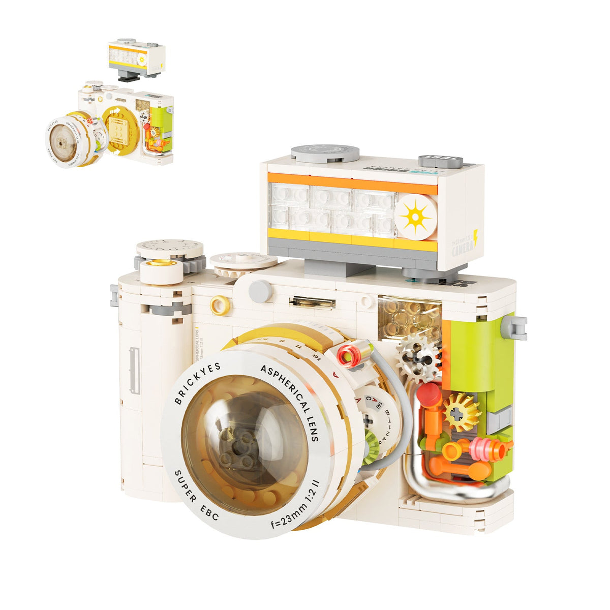Camera Building Set: Detailed Mechanical Display Model