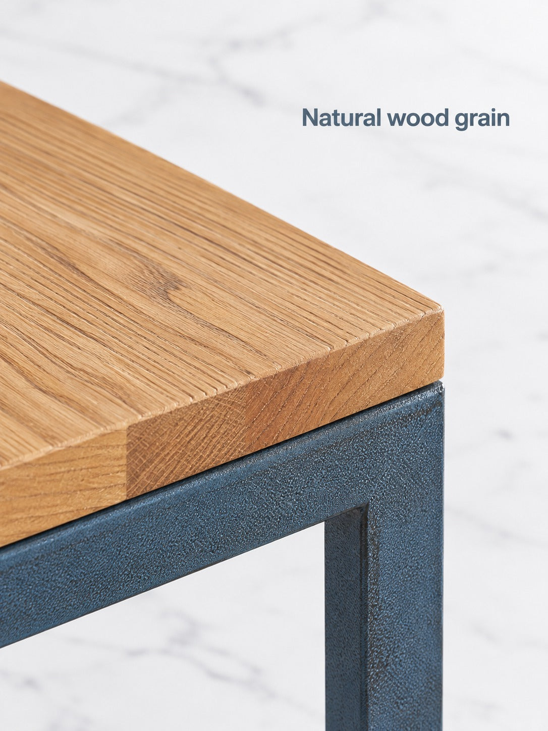 Cantilever Side Table for Sofa Arm, Solid Wood Top