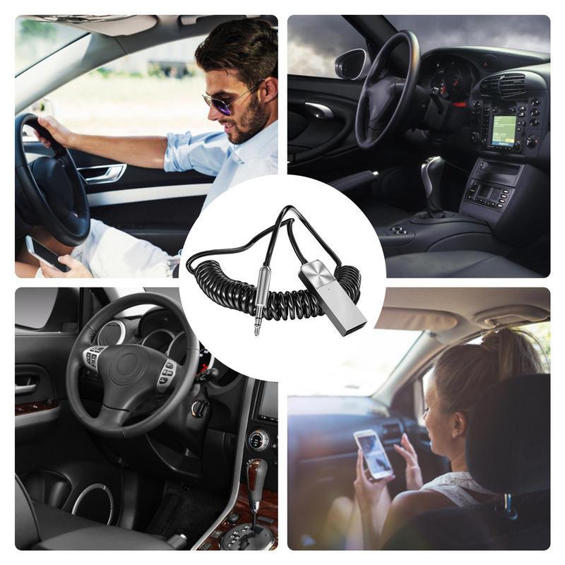 Car Bluetooth AUX Adapter 5.0 for Older Stereos