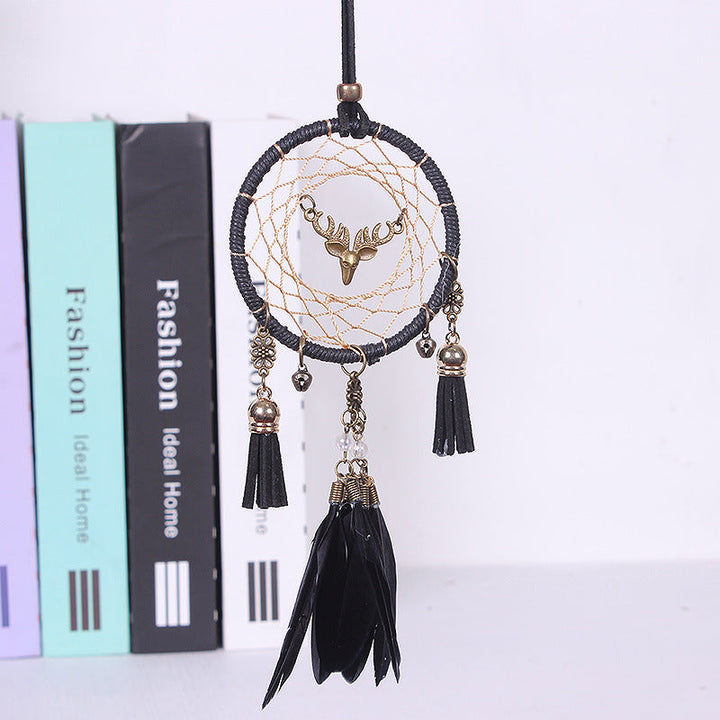 Car Dream Catcher Pendant Set for Boho Interior Style