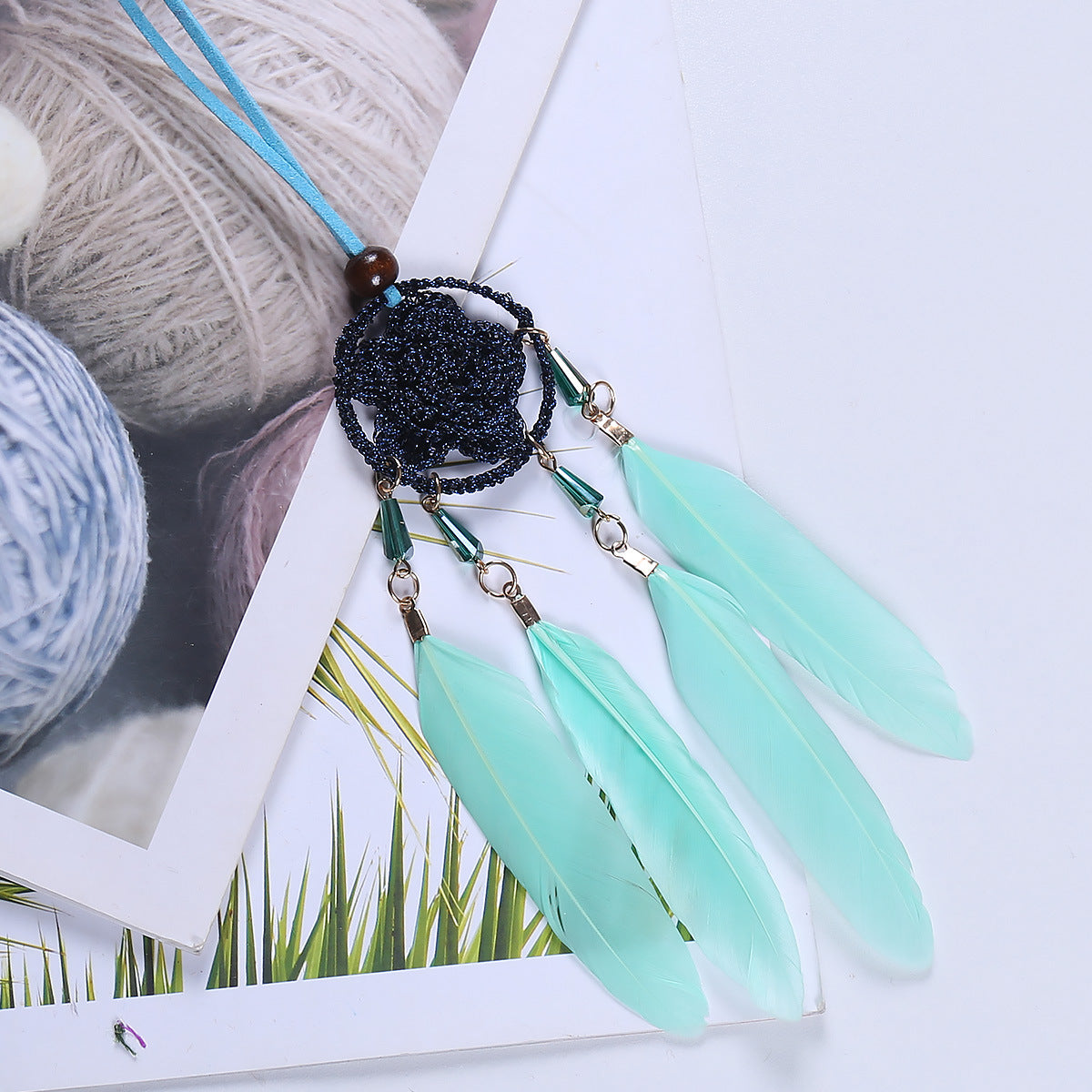 Feather Car Hanging Dream Catcher for Colorful Boho Style