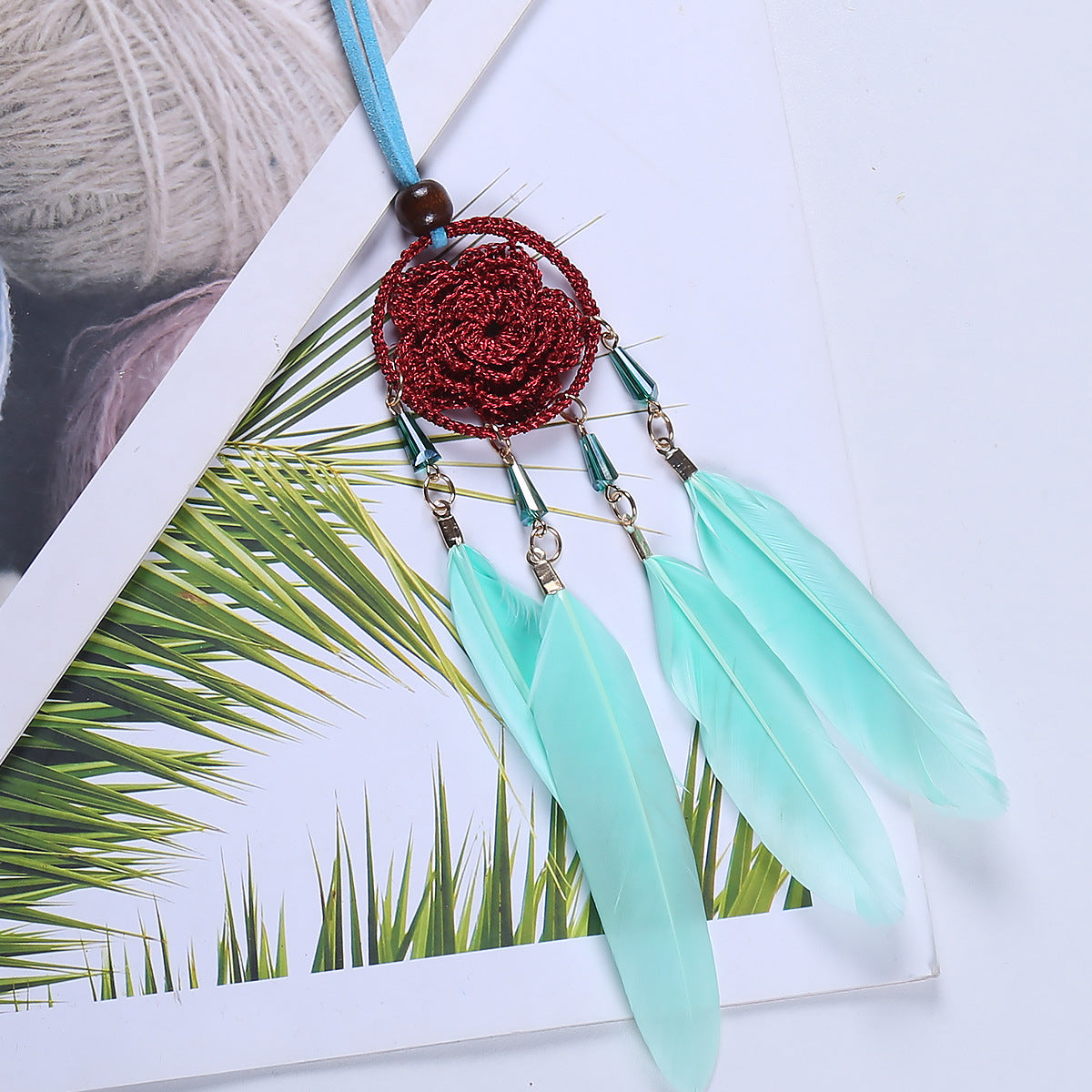 Feather Car Hanging Dream Catcher for Colorful Boho Style