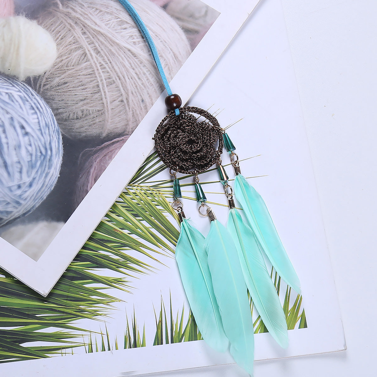 Feather Car Hanging Dream Catcher for Colorful Boho Style