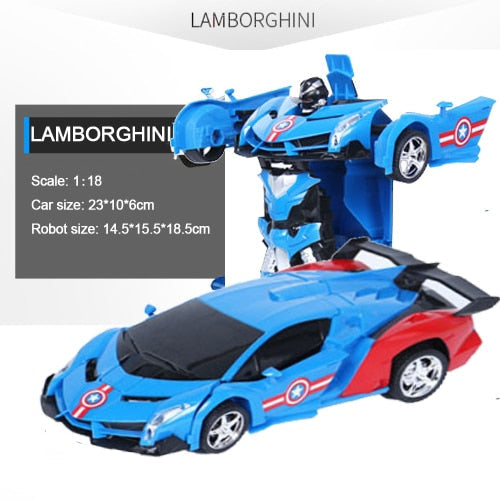 Transforming Car Robot Toy for Two-Mode Imaginative Play