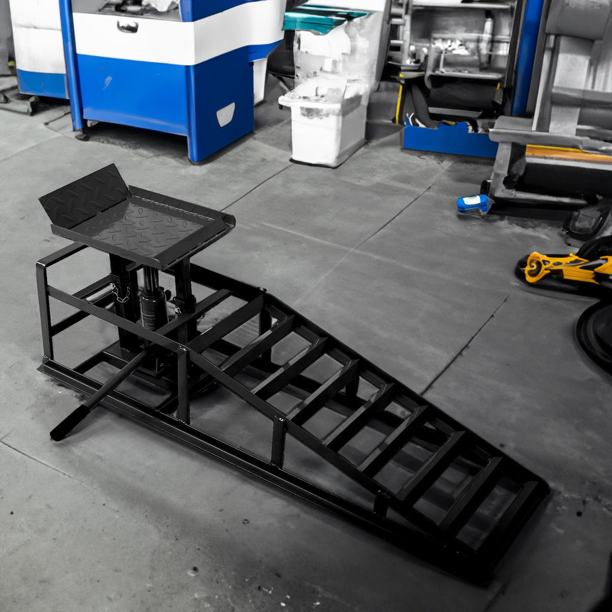 5-Ton Hydraulic Car Ramp Lift for Home Garage Repairs