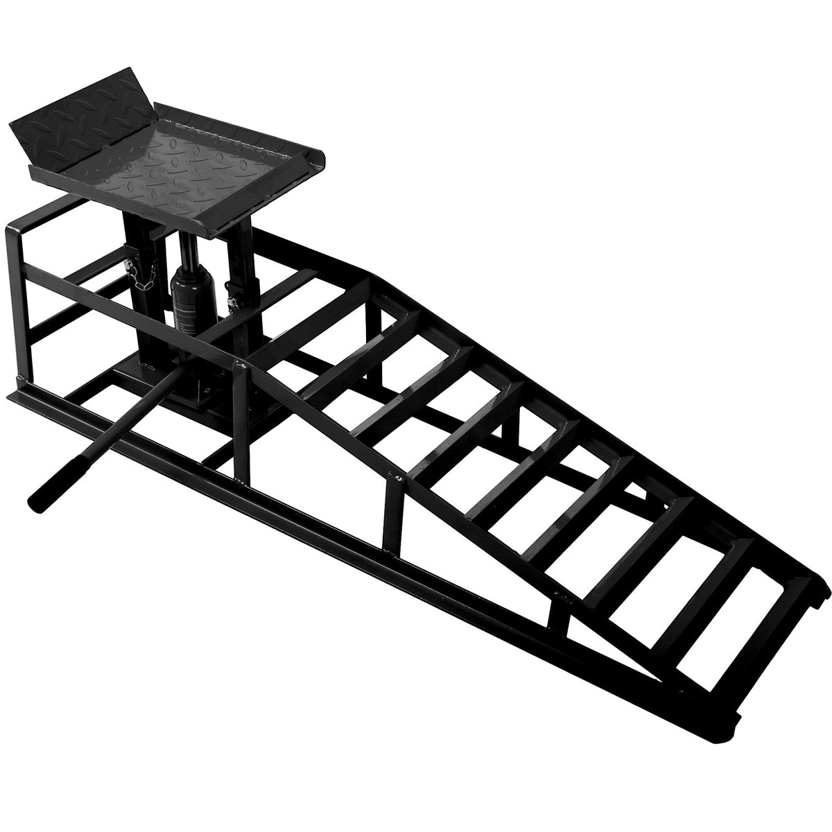 5-Ton Hydraulic Car Ramp Lift for Home Garage Repairs