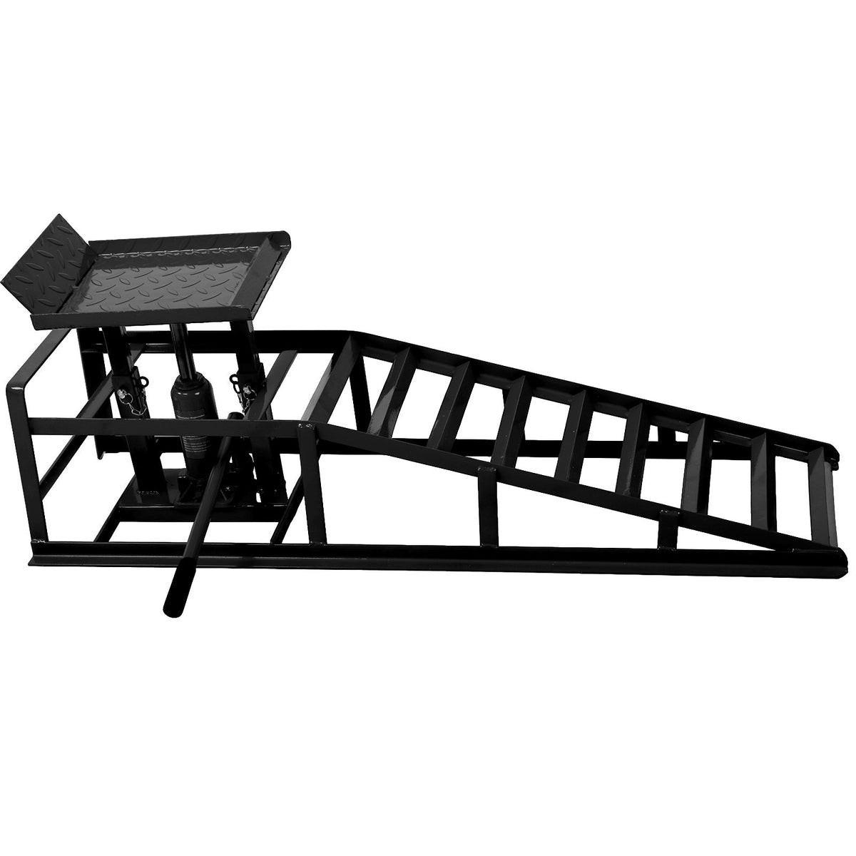 5-Ton Hydraulic Car Ramp Lift for Home Garage Repairs
