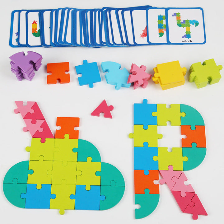 Wooden Logic Puzzle Board for Screen-Free Learning