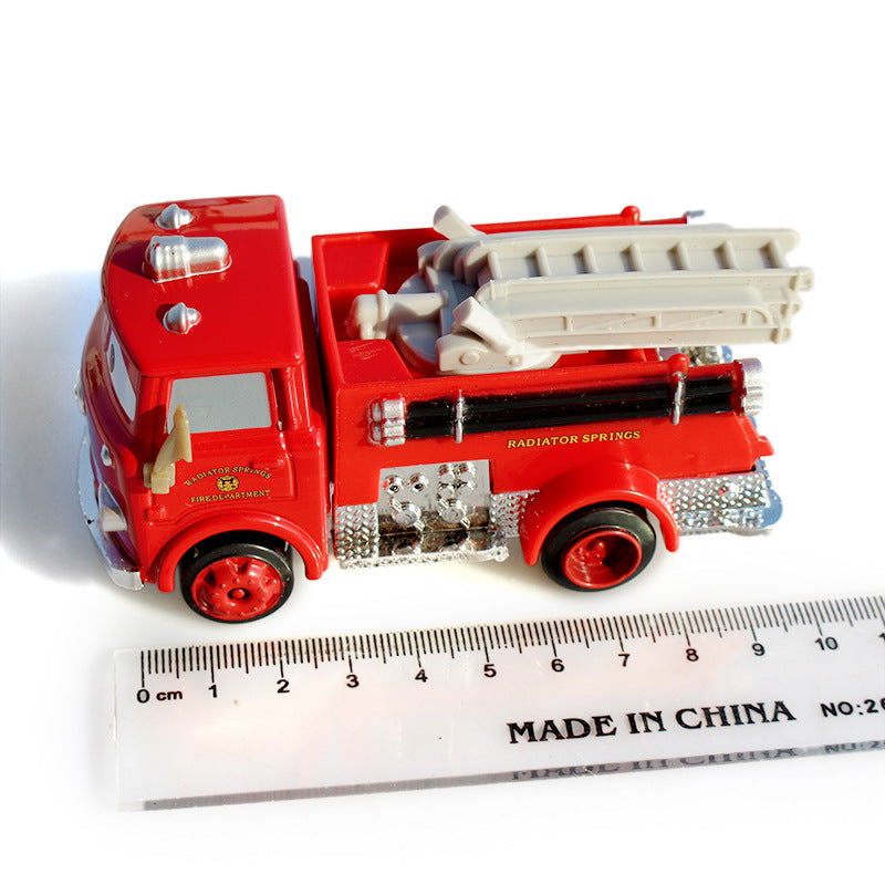 Alloy Fire Truck Toy Car for Imaginative Play Display