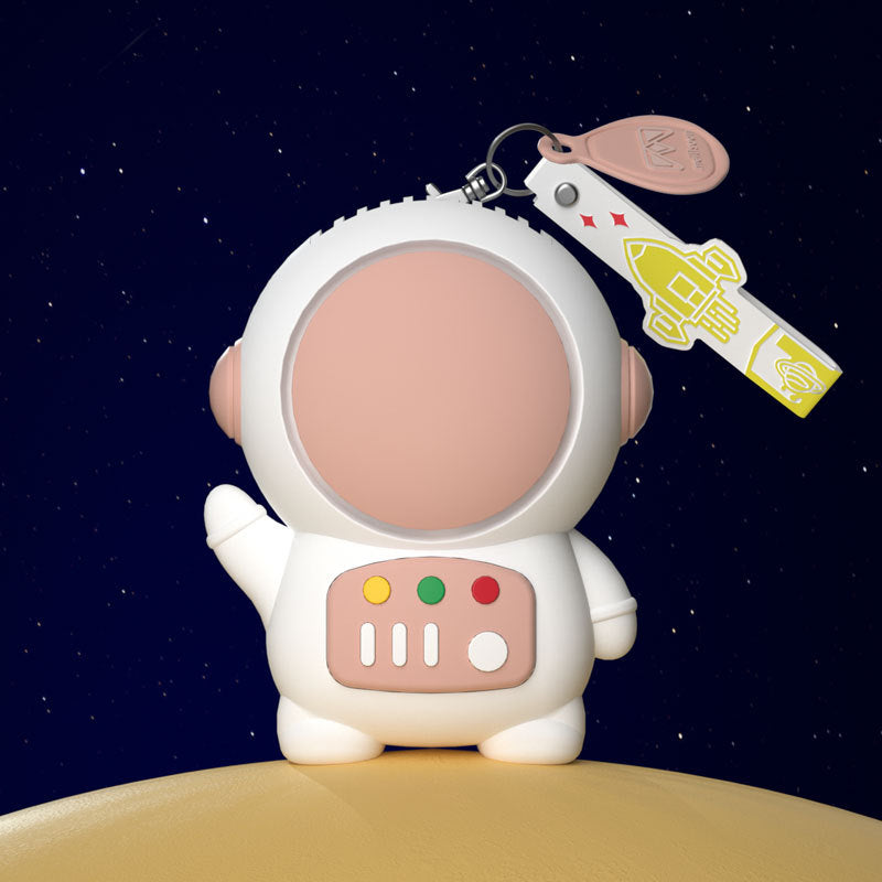Cute Astronaut Mini Fan, Portable Clip-On Keychain Fan