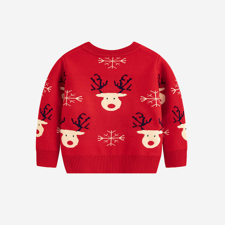 Children's Christmas Sweater – Cozy Reindeer Knit