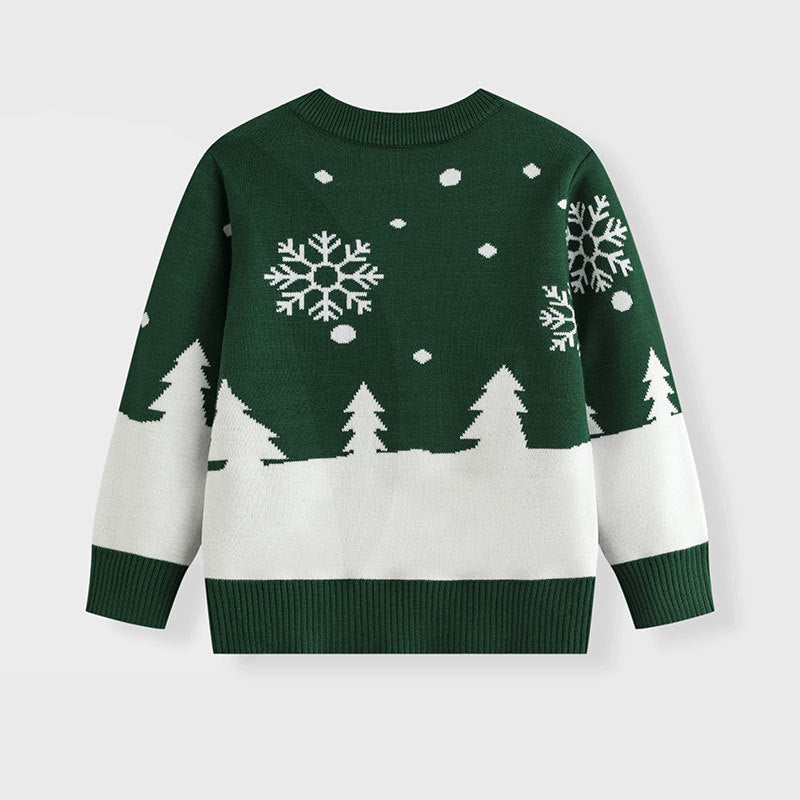 Christmas Kids Sweater: Cozy Reindeer Holiday Style