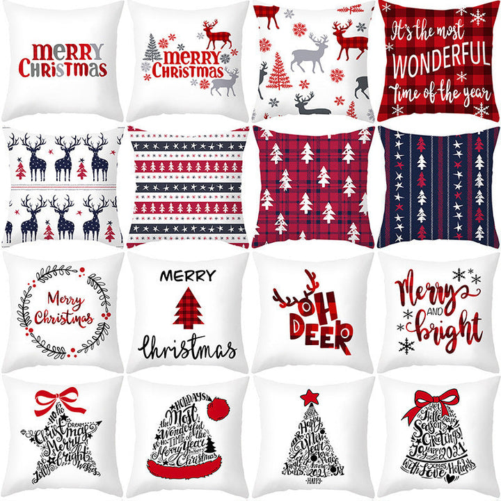 Christmas Pillow Covers for Festive Sofa and Home Decor