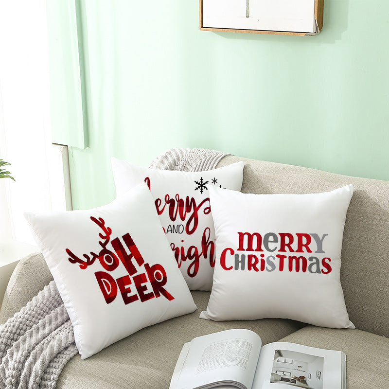 Christmas Pillow Covers for Festive Sofa and Home Decor