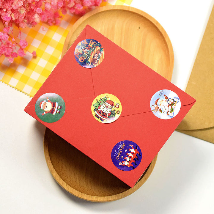 Christmas Gift Labels & Cartoon Stickers for Packages