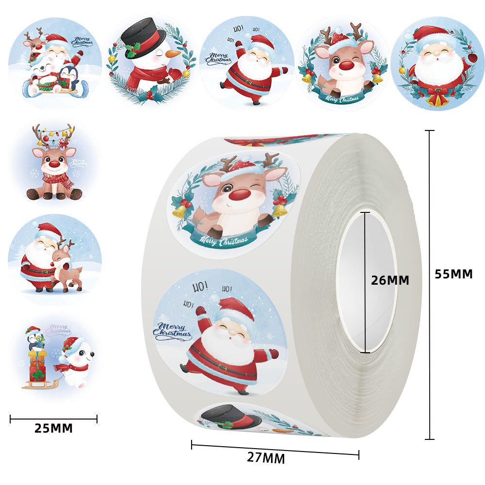 Christmas Gift Labels & Cartoon Stickers for Packages