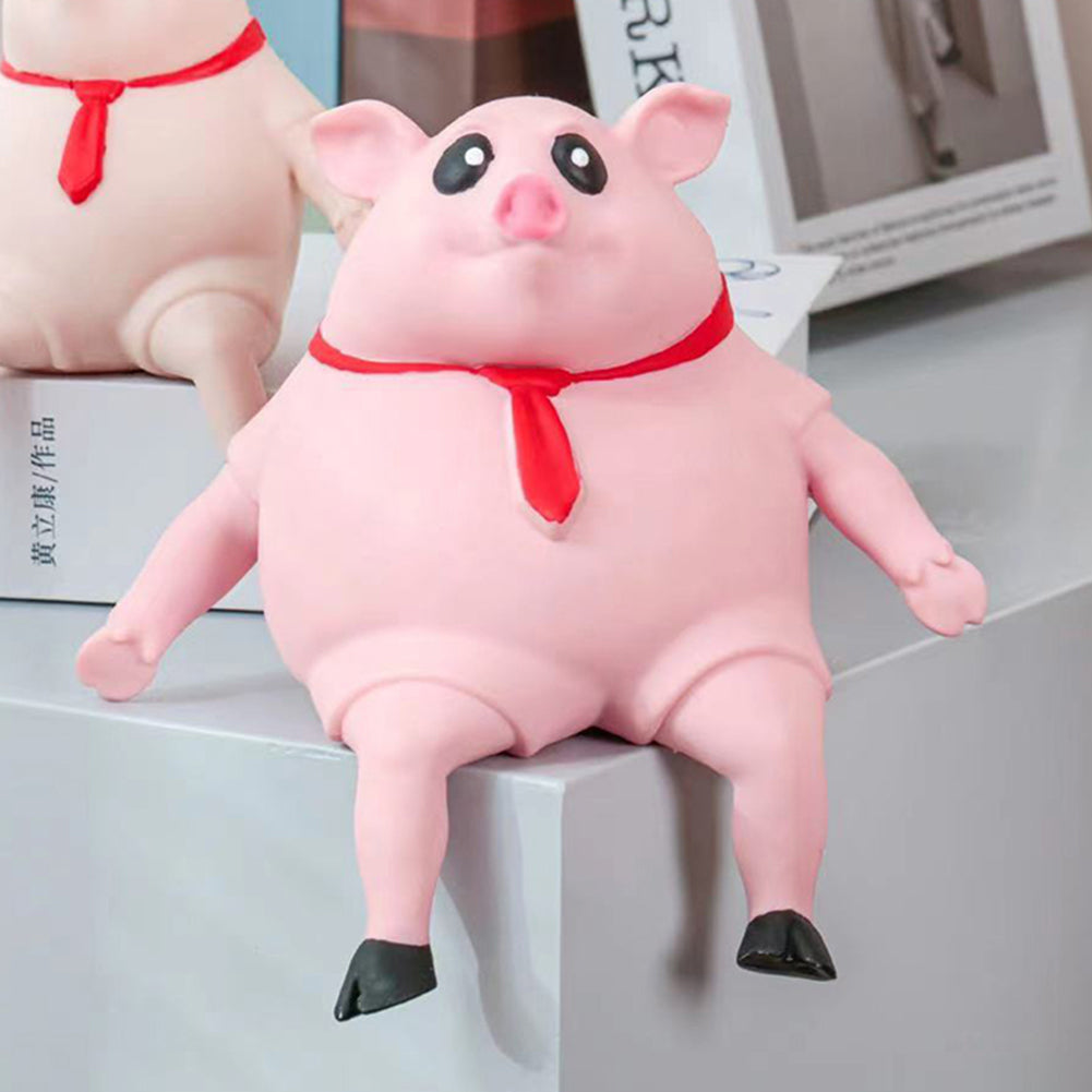 Pink Pig Stress Relief Toy for Playful Desk Breaks