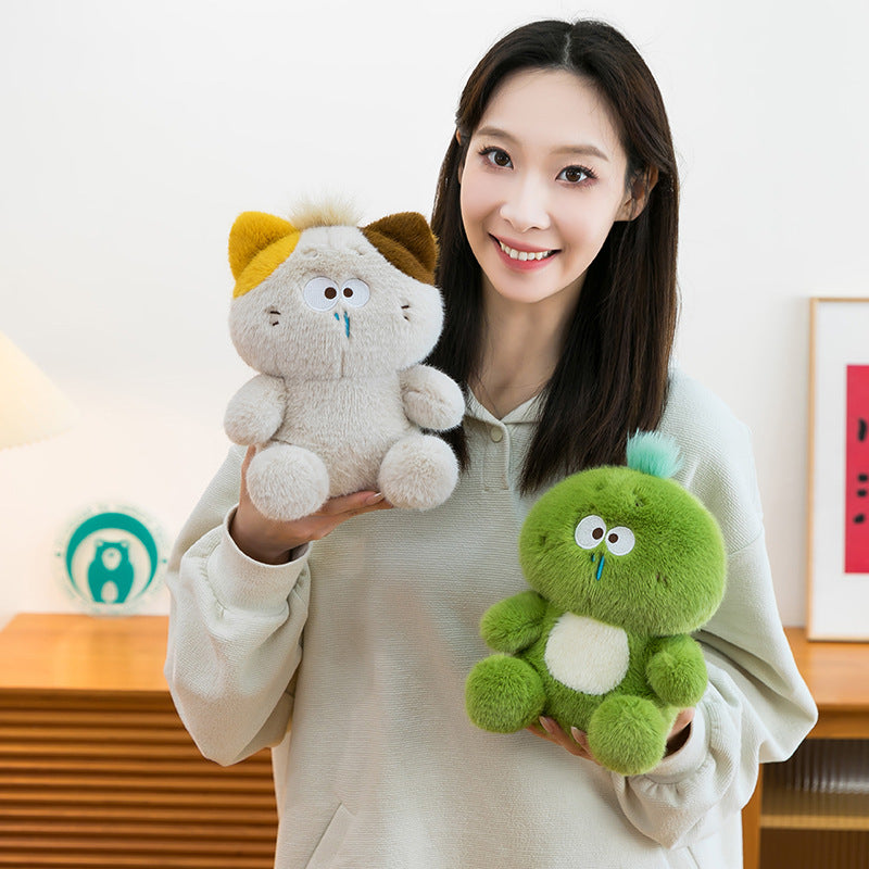 Cartoon Fox Plush Toy for Soft, Playful Room Decor