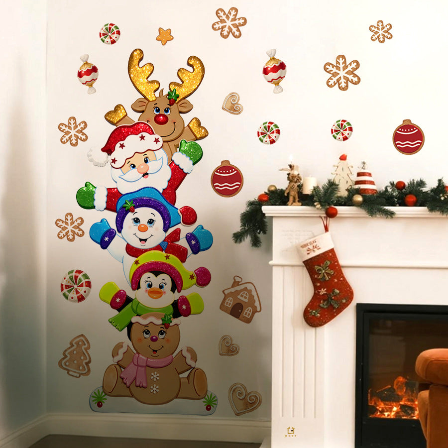 Christmas Wall Decals for Festive Space-Saving Decor