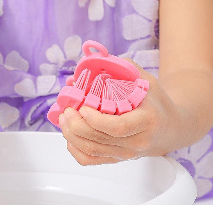 Kids Hand Washing Brush for Nail and Finger Cleaning