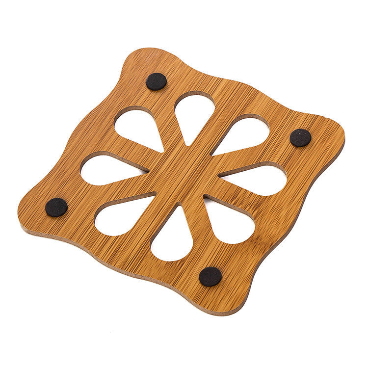 Bamboo Heat-Proof Coaster Set That Protects Your Table