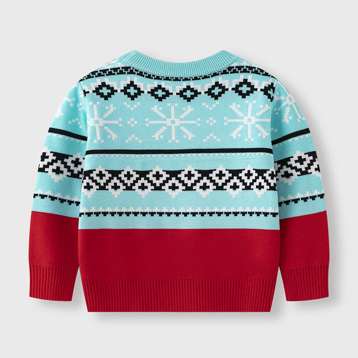 Snowman Baby Sweater for Cozy Festive Winter Looks