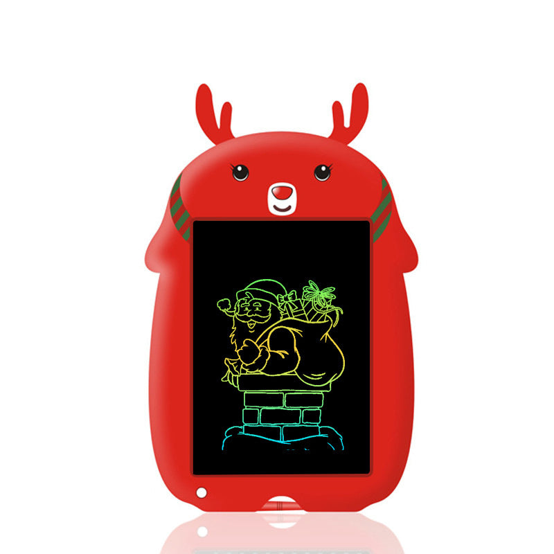 9-Inch LCD Writing Board Reusable Reindeer Drawing Toy