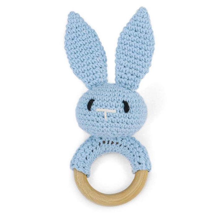 Personalized Wooden Baby Rattle for Newborn Gifting