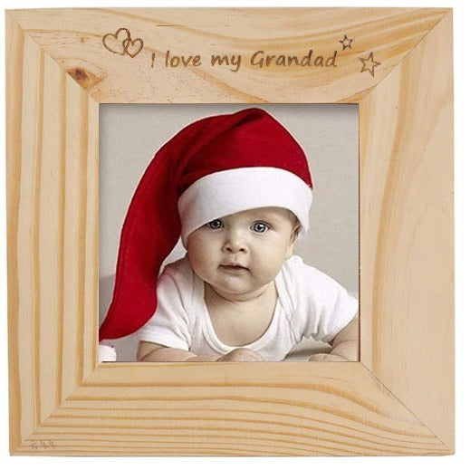 Personalized Wooden Photo Frame Keepsake Gift for Family