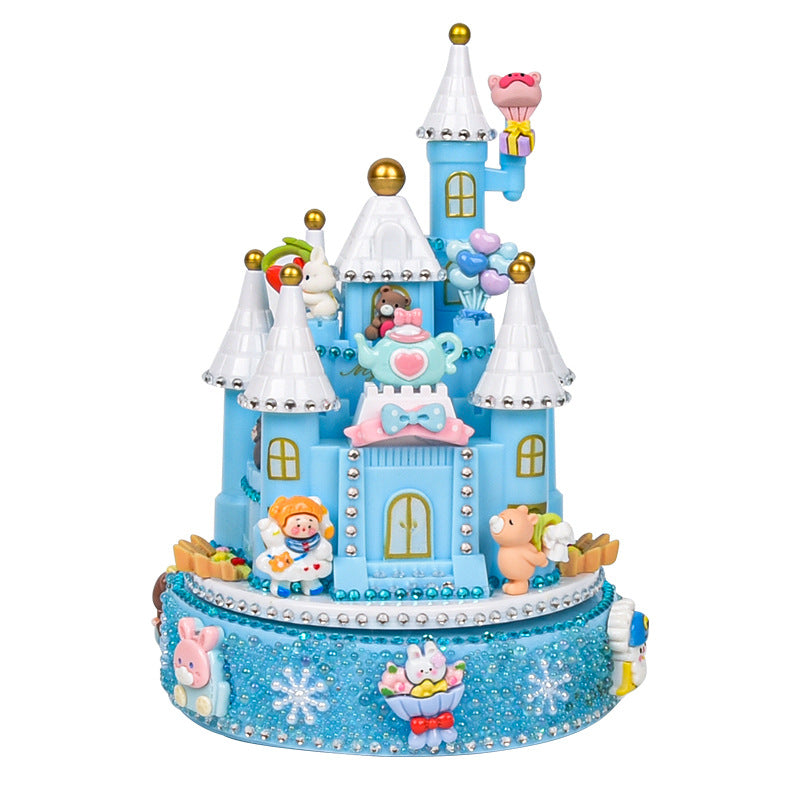 DIY Castle Music Box Kit for Screen-Free Creative Fun