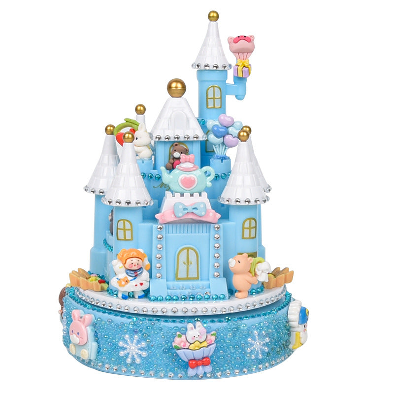 DIY Castle Music Box Kit for Screen-Free Creative Fun