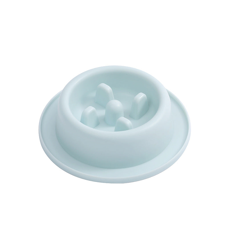 Slow Feeder Pet Bowl for Cats & Dogs, Stable Base