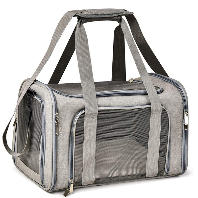 Cat Carrier Bag with Breathable Mesh for Easy Travel