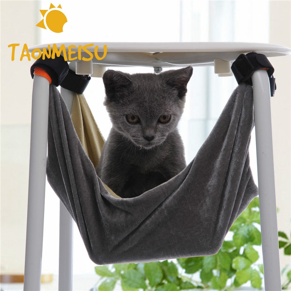 Cat Hammock Bed for Cozy Elevated Resting Spaces
