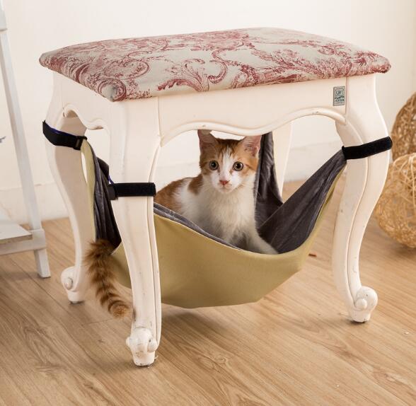 Cat Hammock Bed for Cozy Elevated Resting Spaces