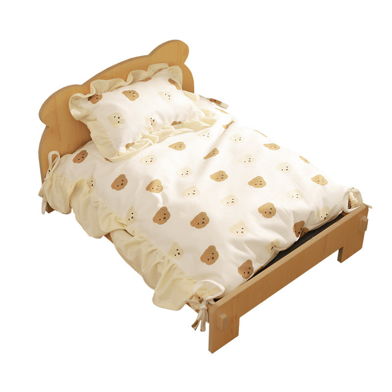 Elevated Cat Bed With Spacious Cozy Cushion Comfort