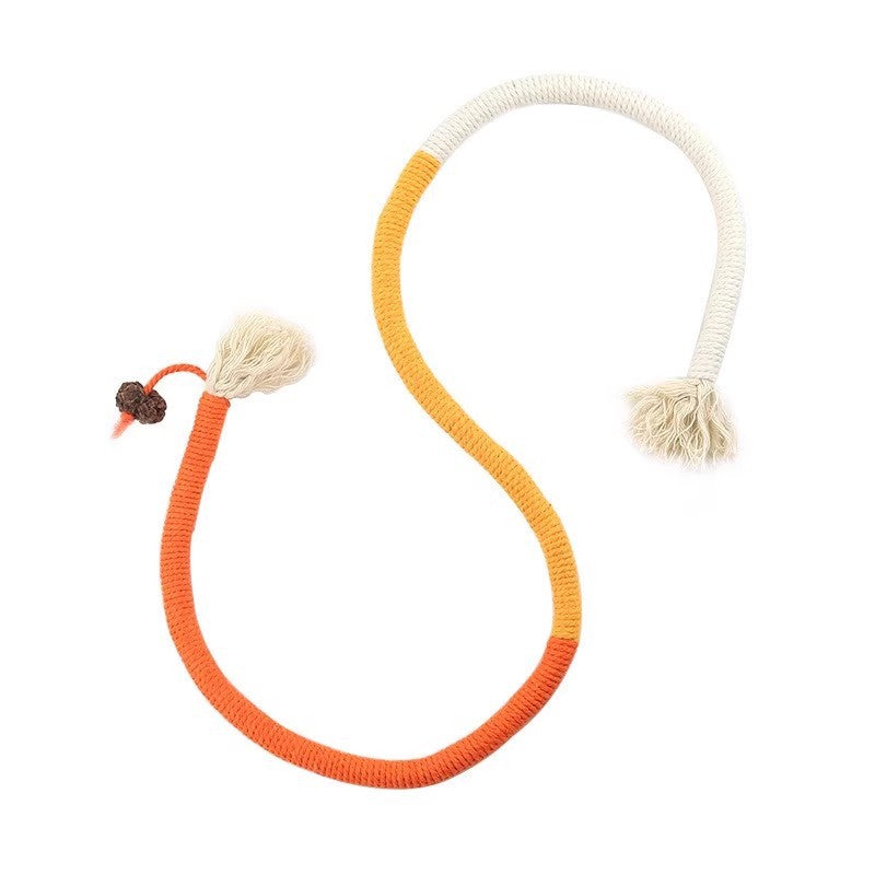 Cat Rope Toy for Quiet Indoor Play and Gentle Chewing