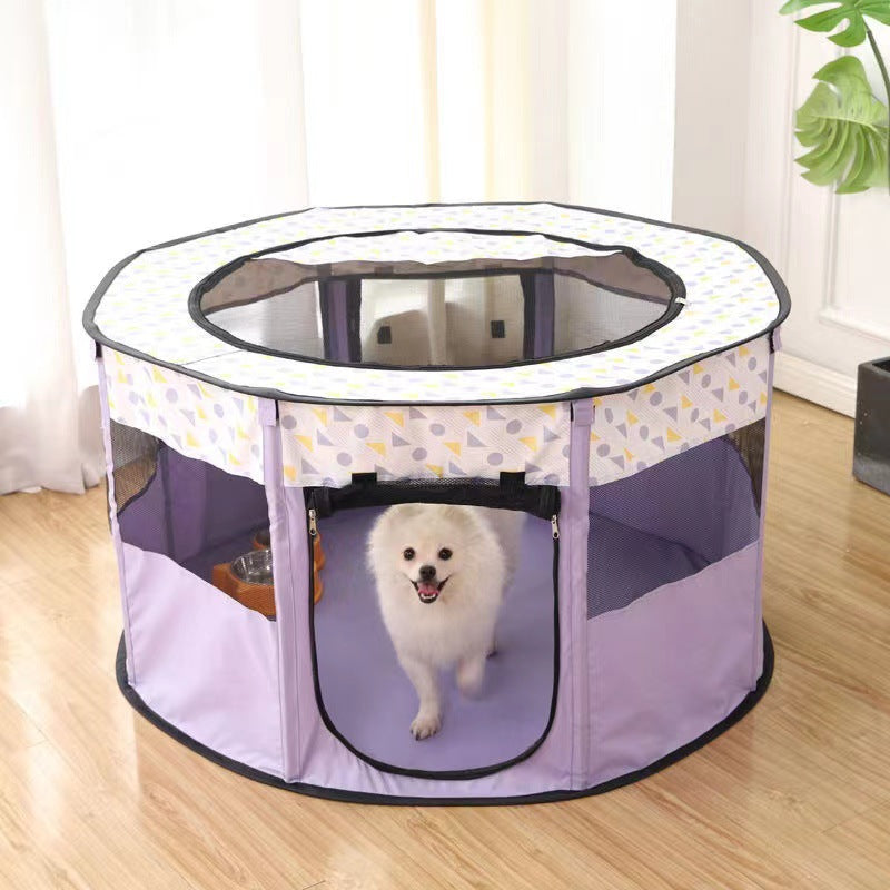 Foldable Pet Tent for Portable Indoor Outdoor Rest