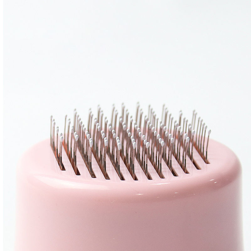 Cat Comb Brush: Press-To-Clean Loose Fur Grooming Tool