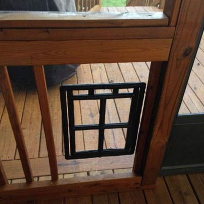 Cat & Dog Screen Door Pet Flap for Hands-Free Access
