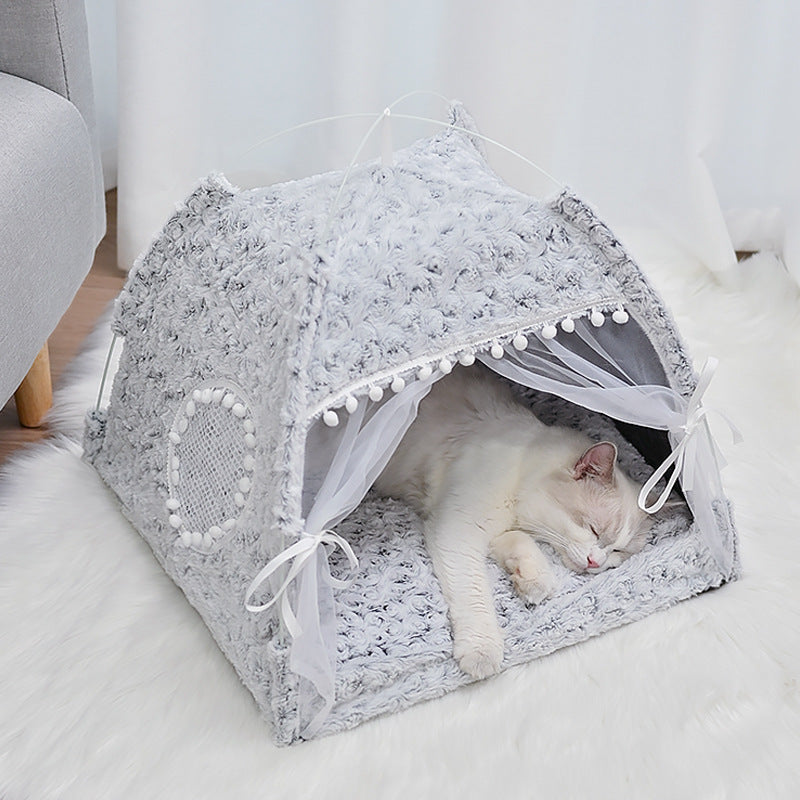 Cat Tent Bed: Cozy Windproof Private Sleeping Retreat
