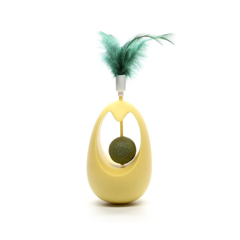 Cat Mint Ball Toy for Indoor Play & Dental Enrichment