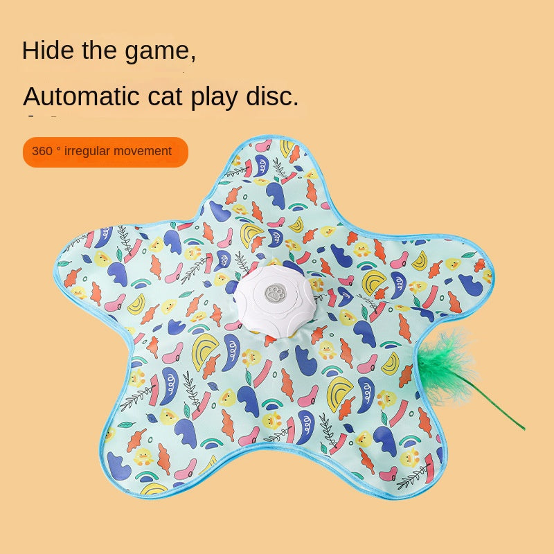 Rechargeable Cat Interactive Toy Mat for Hunting Play